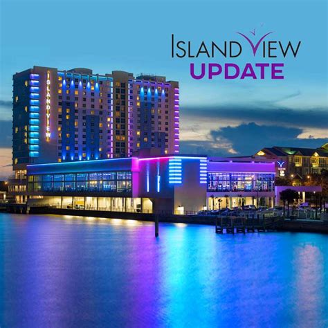 island view casino insider com or stop by the Island View Casino Hotel Front Desk